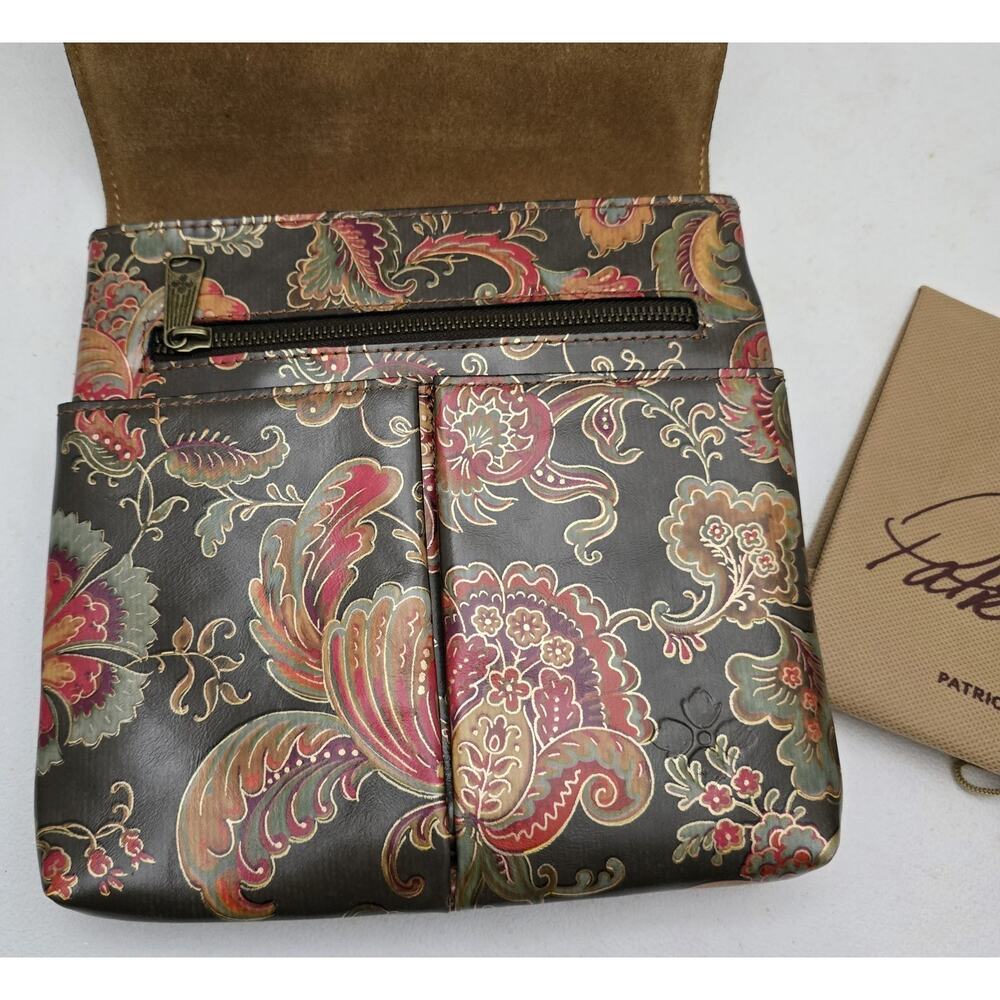 NWT Patricia Nash Vintage Italian Floral Crossbody Bag Purse Granada MSRP $169 - Picture 6 of 11